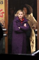 KIERNAN SHIPKA on the Set of The Chilling Adventures of Sabrina in Vancouver 04/05/2018
