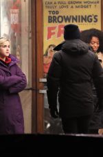 KIERNAN SHIPKA on the Set of The Chilling Adventures of Sabrina in Vancouver 04/05/2018