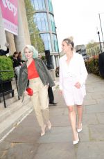 KIMBERLY WYATT and ASHLEY ROBERTS Arrives at Global Gift Nelson Mandela Centenary Dinner in London 04/24/2018