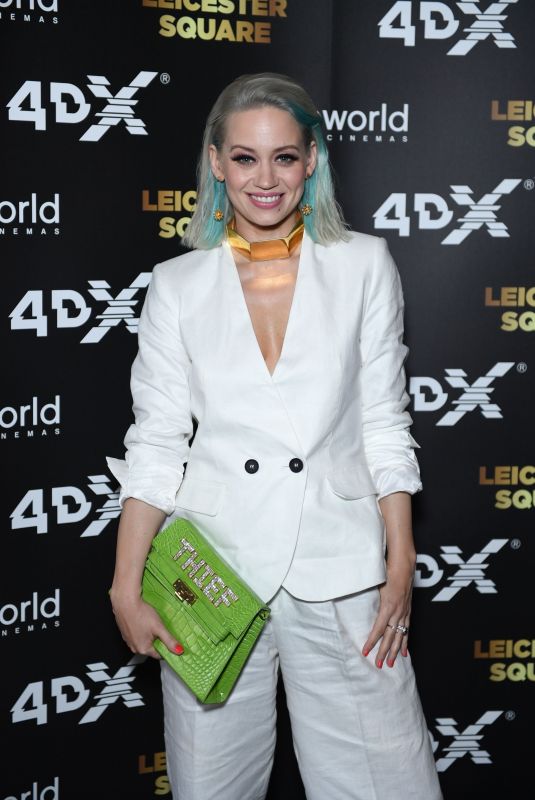 KIMBERLY WYATT at Cineworld Leicester Square Relaunch Party in London 04/19/2018
