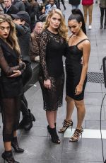 KITTY SPENCER, SISTINE STALLONE and PRINCESS MARIA-OLYMPIA on the Set of a Photoshoot for Vogue Brazil at Times Square 04/06/2018