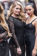 KITTY SPENCER, SISTINE STALLONE and PRINCESS MARIA-OLYMPIA on the Set of a Photoshoot for Vogue Brazil at Times Square 04/06/2018