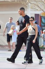 KOURTNEY KARDASHIAN at Disneyland in Anaheim 04/21/2018