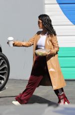 KOURTNEY KARDASHIAN Leaves a Studio in Los Angeles 04/10/2018