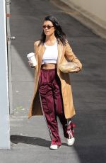 KOURTNEY KARDASHIAN Leaves a Studio in Los Angeles 04/10/2018