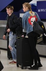 KRISTEN STEWART and STELLA MAXWELL at Los Angeles International Airport 04/04/2018