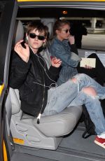 KRISTEN STEWART and STELLA MAXWELL at Los Angeles International Airport 04/04/2018