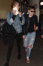 KRISTEN STEWART and STELLA MAXWELL at Los Angeles International Airport 04/04/2018