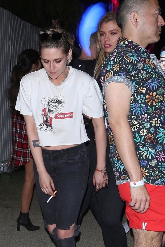 KRISTEN STEWART and STELLA MAXWELL at Neon Carnival at Coachella Festival 04/15/2018