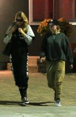 KRISTEN STEWART and STELLA MAXWELL Leaves Shapehouse in Los Angeles 04/18/2018