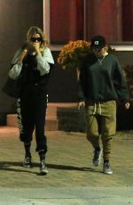 KRISTEN STEWART and STELLA MAXWELL Leaves Shapehouse in Los Angeles 04/18/2018