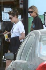 KRISTEN STEWART and STELLA MAXWELL Out in Los Feliz 04/13/2018