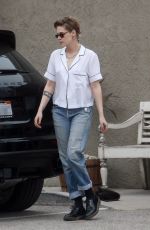 KRISTEN STEWART in Jeans Out in Los Angeles 04/07/2018