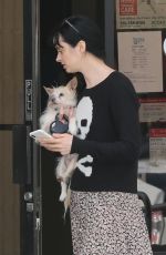 KRYSTEN RITTER and Adam Granduciel Take Their Dog to Animal Hospital in Los Angeles 04/04/2018