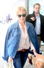 KYLIE MINOGUE Arrives at Heathrow Airport in New York 04/23/2018