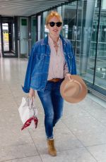 KYLIE MINOGUE Arrives at Heathrow Airport in New York 04/23/2018