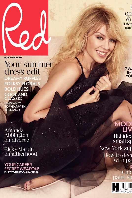 KYLIE MINOGUE in Red Magazine, May 2018