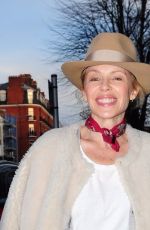 KYLIE MINOGUE Leaves Her House in London 04/06/2018