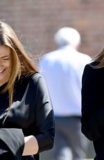 KYM MARSH and ALISON KING on the Set of Coronation Street in Manchester 04/26/2018