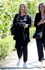KYM MARSH and ALISON KING on the Set of Coronation Street in Manchester 04/26/2018
