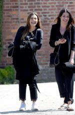 KYM MARSH and ALISON KING on the Set of Coronation Street in Manchester 04/26/2018