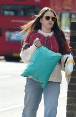 LACEY TURNER Out Shopping at Poundland in London 04/26/2018