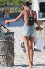 LAIS RIBEIRO in Swinsuit at a Beach in Miami 04/03/2018