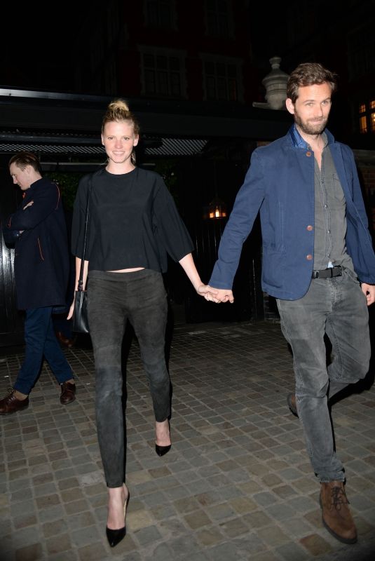 LARA STONE at Chiltern Firehouse in London 04/23/2018