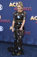 LAUREN ALAINA at 2018 ACM Awards in Las Vegas 04/15/2018