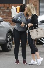 LAUREN GOODGER and DANIELLE ARMSTRONG Leaves a Gym in Essex 04/12/2018
