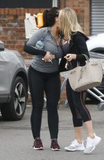 LAUREN GOODGER and DANIELLE ARMSTRONG Leaves a Gym in Essex 04/12/2018