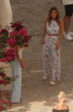 LAUREN POPE and CHLOE LEWIS on the Set of a Photoshoot in Ibiza 04/22/2018