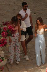 LAUREN POPE and CHLOE LEWIS on the Set of a Photoshoot in Ibiza 04/22/2018
