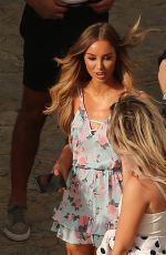 LAUREN POPE and CHLOE LEWIS on the Set of a Photoshoot in Ibiza 04/22/2018