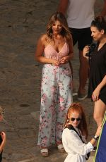 LAUREN POPE and CHLOE LEWIS on the Set of a Photoshoot in Ibiza 04/22/2018