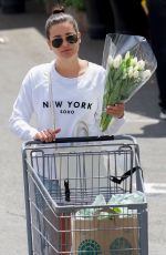 LEA MICHELE and Zandy Reic Out Shopping in Los Angeles 04/06/2018