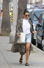 LEA MICHELE Arrives to All Year Round Store in Los Angeles 04/01/2018