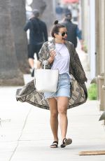 LEA MICHELE Arrives to All Year Round Store in Los Angeles 04/01/2018