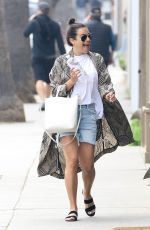 LEA MICHELE Arrives to All Year Round Store in Los Angeles 04/01/2018