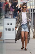 LEA MICHELE Arrives to All Year Round Store in Los Angeles 04/01/2018