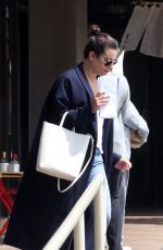 LEA MICHELE Heading to a Spa in Los Angeles 04/05/2018