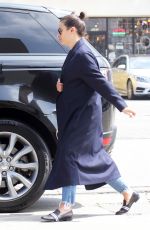 LEA MICHELE Heading to a Spa in Los Angeles 04/05/2018