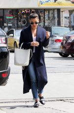 LEA MICHELE Heading to a Spa in Los Angeles 04/05/2018