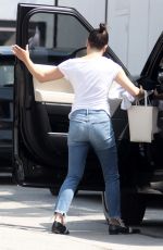 LEA MICHELE Heading to a Spa in Los Angeles 04/05/2018