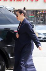 LEA MICHELE Heading to a Spa in Los Angeles 04/05/2018