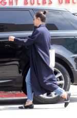 LEA MICHELE Heading to a Spa in Los Angeles 04/05/2018