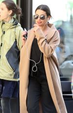 LEA MICHELE Out and About in New York 04/26/2018