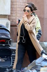 LEA MICHELE Out and About in New York 04/26/2018
