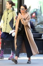 LEA MICHELE Out and About in New York 04/26/2018