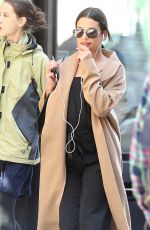 LEA MICHELE Out and About in New York 04/26/2018